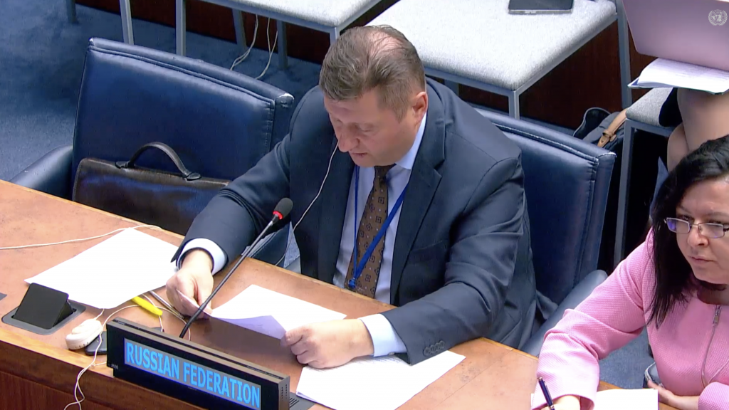 Statement by Andrey Belousov, Deputy Head of the Delegation of the Russian Federation, at the Thematic Debate on “Conventional Weapons” in the First Committee of the 78th Session of the UNGA