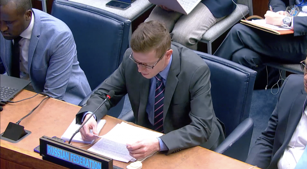 Statement by Konstantin Vorontsov, Deputy Head of the Delegation of the Russian Federation, at the Thematic Debate on “Outer Space (Disarmament Aspects)” in the First Committee of the 78th Session of the UNGA