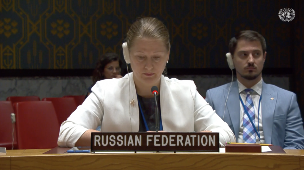 Point of order by Deputy Permanent Representative Maria Zabolotskaya at UNSC open debate on sexual violence in conflict