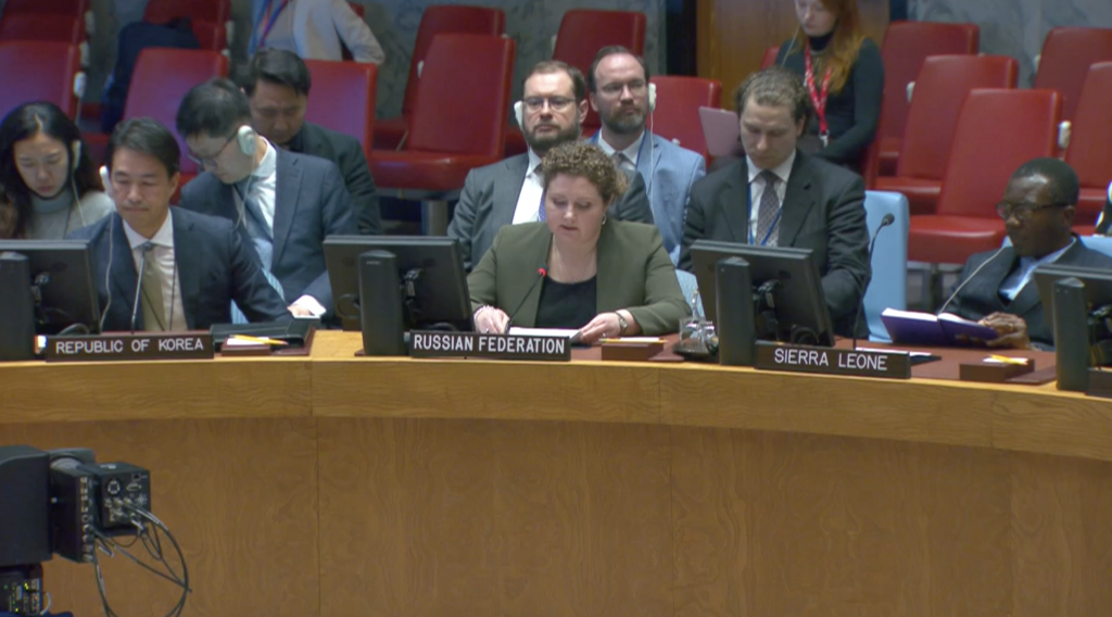 Выступление заместителя Постоянного представителя А.М.Евстигнеевой на заседании СБ ООН по гуманитарной ситуации в Судане 