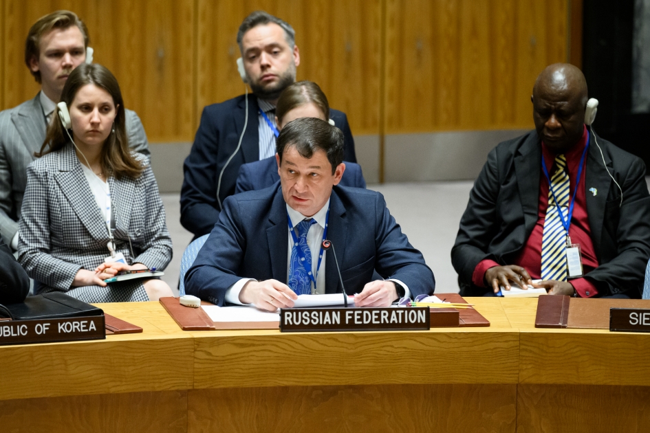 Statement by First Deputy Permanent Representative Dmitry Polyanskiy at UNSC briefing on the downing of IL-76 airplane