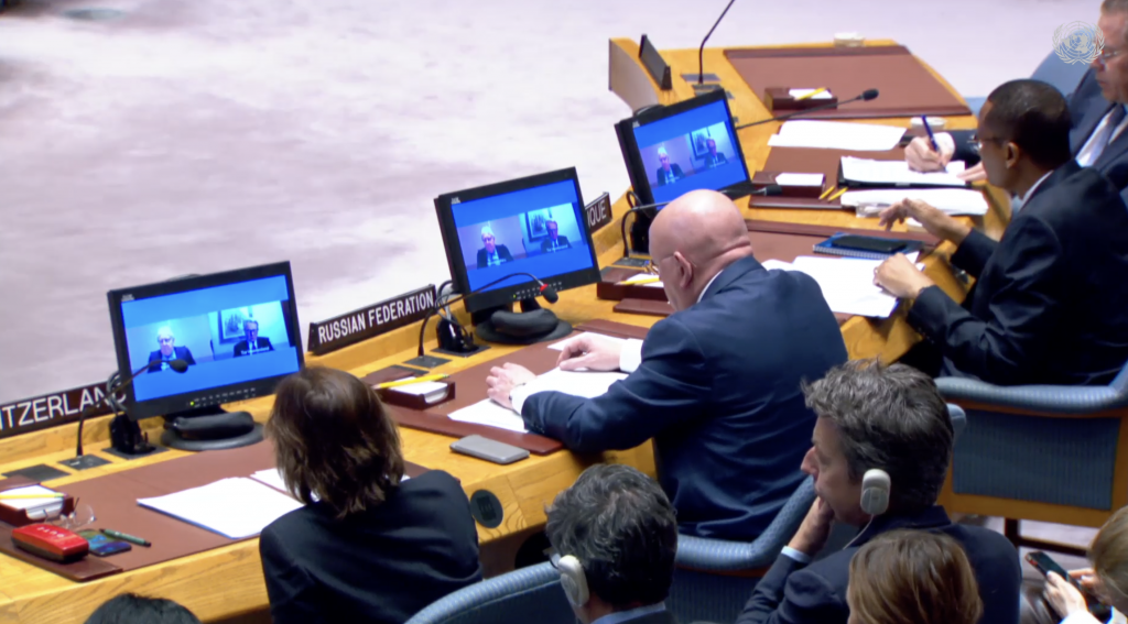 Statement by Permanent Representative Vassily Nebenzia at UNSC briefing on the humanitarian situation in Gaza Strip