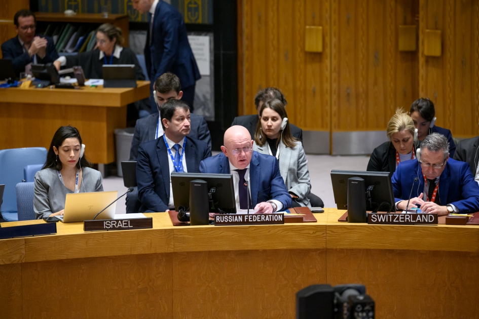 Statement by Permanent Representative Vassily Nebenzia at UNSC meeting on the situation in the Middle East, including the Palestinian question