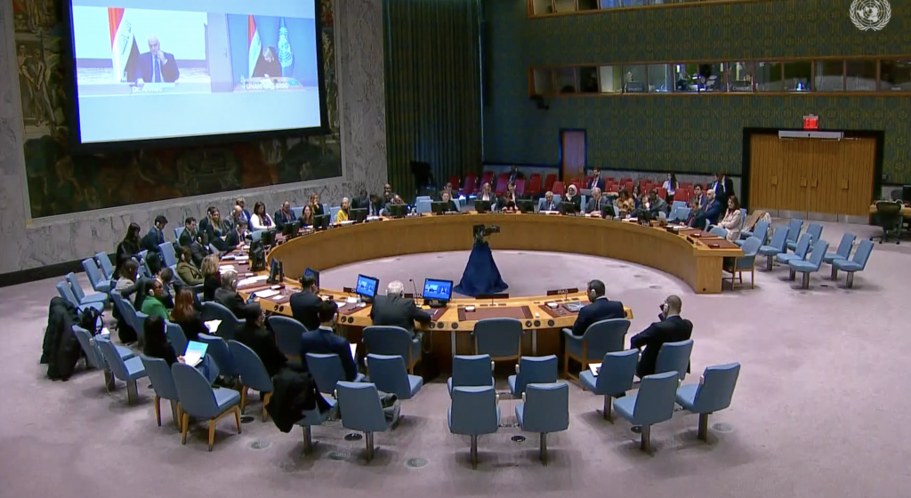 Выступление заместителя Постоянного представителя А.М.Евстигнеевой на заседании СБ ООН по ситуации в Ираке