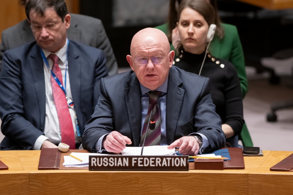Explanation of vote by Permanent Representative Vassily Nebenzia before UNSC vote on a Russia-proposed amendment to a draft resolution on humanitarian access to Gaza
