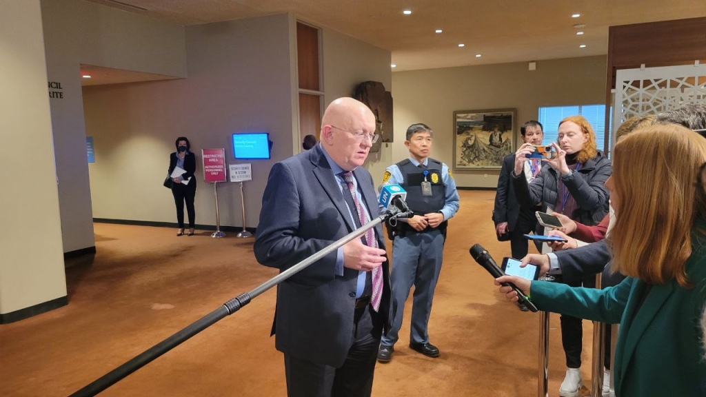 Remarks to the Press by Permanent Representative Vassily Nebenzia following UNSC meeting on the humanitarian situation in Ukraine