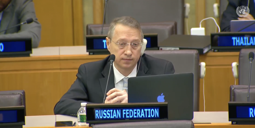 Выступление представителя Российской Федерации В.Н.Лапутина на заседании Пятого комитета 78-й сессии ГА ООН на тему «Организация работы»
