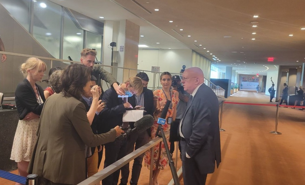 Remarks to the Press by Permanent Representative Vassily Nebenzia following the UNSC meeting regarding the attacks of Ukrainian armed forces on the Zaporozhye NPP 