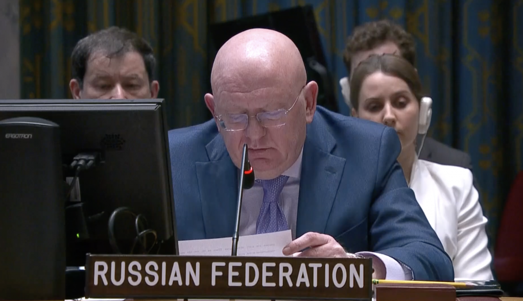 Statement by Permanent Representative Vassily Nebenzia at UNSC briefing on threats to international peace and security (sabotage of Nord Stream gas pipeline)
