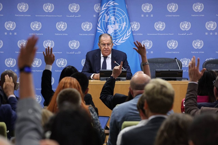 Foreign Minister Sergey Lavrov’s remarks and answers to media questions during a news conference following the High-Level Week of the 78th session of the UN General Assembly