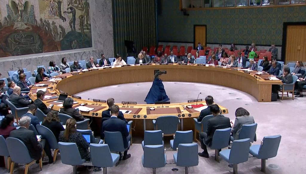 Выступление заместителя Постоянного представителя А.М.Евстигнеевой на заседании СБ ООН по КНДР