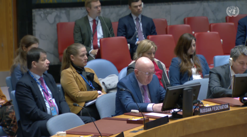 Statement by Permanent Representative Vassily Nebenzia at UNSC briefing on the issue of persecution of Ukrainian Orthodox Church
