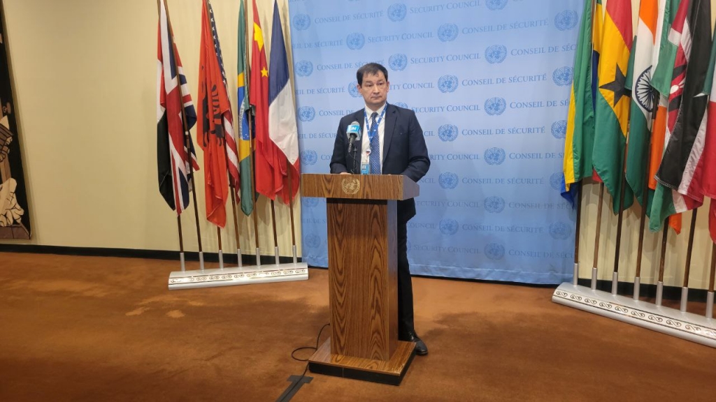 Remarks to the Press by First Deputy Permanent Representative Dmitry Polyanskiy regarding the Iranian drones in the context of the situation around Ukraine