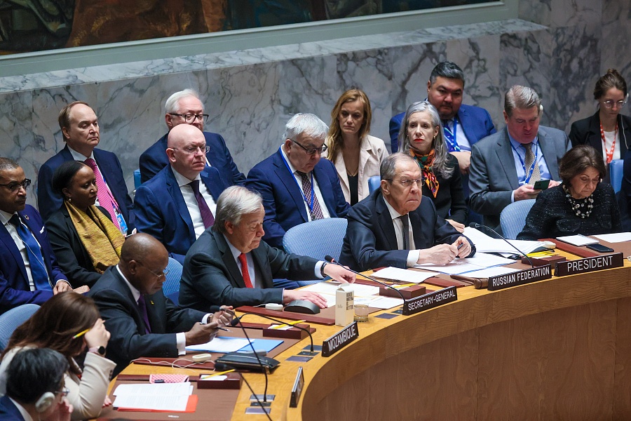 Foreign Minister Sergey Lavrov’s remarks at the UN Security Council’s open debates “Effective multilateralism through the Defence of the Principles of the UN Charter”
