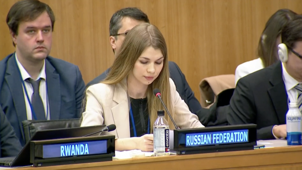 Statement by Representative of the Russian Federation Ms.Irina Tyazhlova at the fourth substantive session of the Open-ended Working Group on security of and in the use of ICTs 2021-2025 on Organization of work
