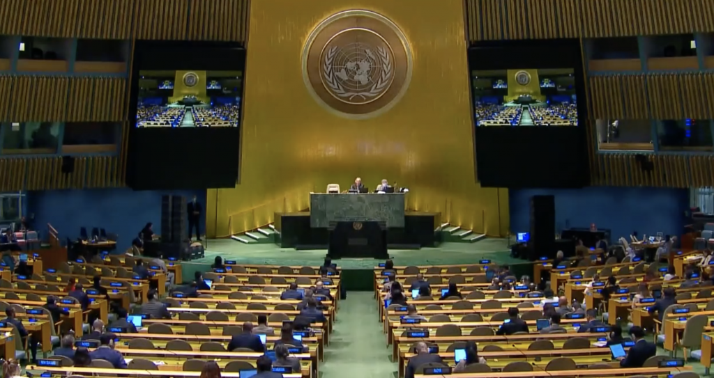 Выступление Первого заместителя Постоянного представителя Д.А.Полянского перед голосованием по проекту решения Генассамблеи ООН о порядке организации общеполитической дискуссии 77-й сессии