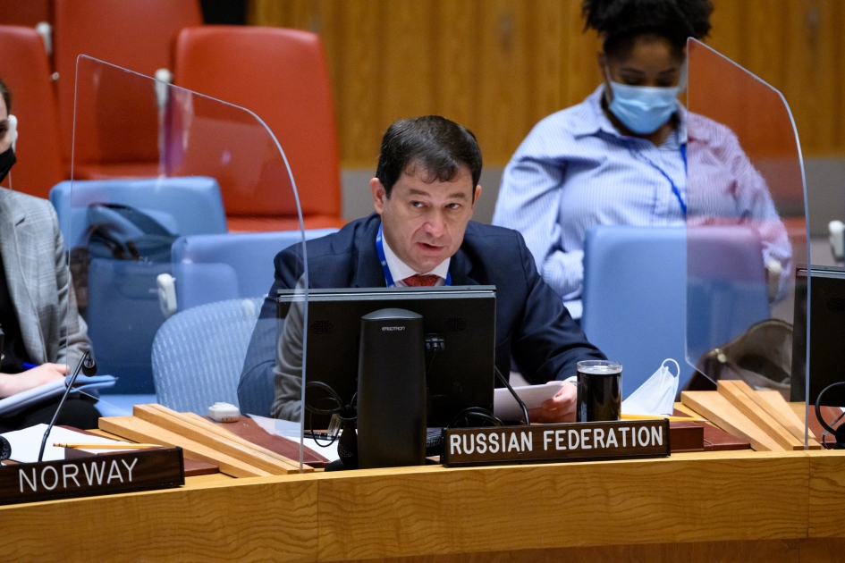 Statement by First Deputy Permanent Representative Dmitry Polyanskiy at UNSC briefing 