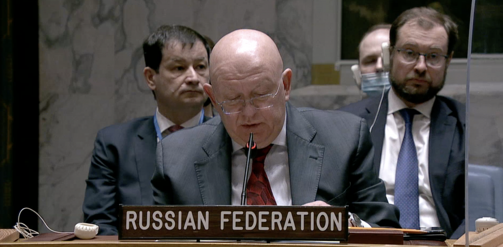 Explanation of vote by Permanent Representative Vassily Nebenzia before the UNSC vote on a draft humanitarian resolution on Ukraine