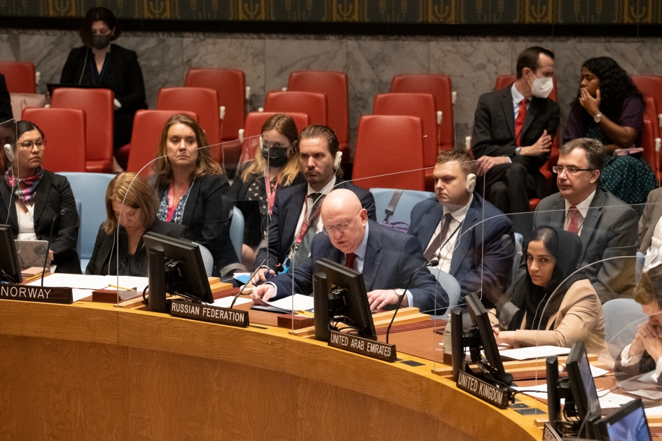 Statement by Permanent Representative Vassily Nebenzia at UN Security Council meeting 