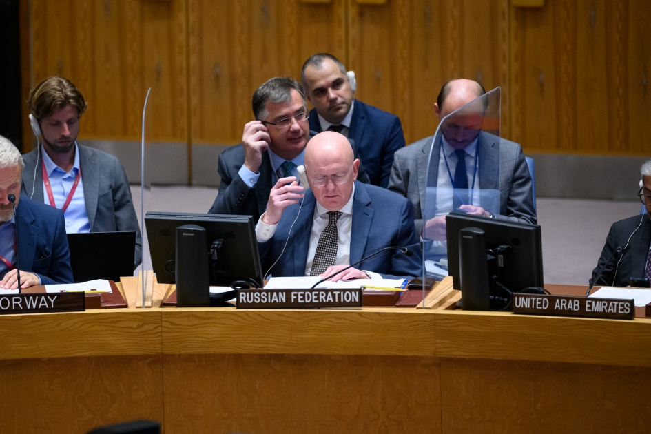 Statement by Permanent Representative Vassily Nebenzia at UN Security Council briefing 