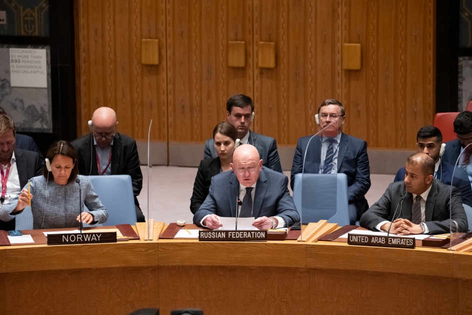 Выступление Постоянного представителя В.А.Небензи на заседании СБ ООН по атакам ВСУ на Запорожскую АЭС (по пункту повестки дня «Угрозы международному миру и безопасности»)