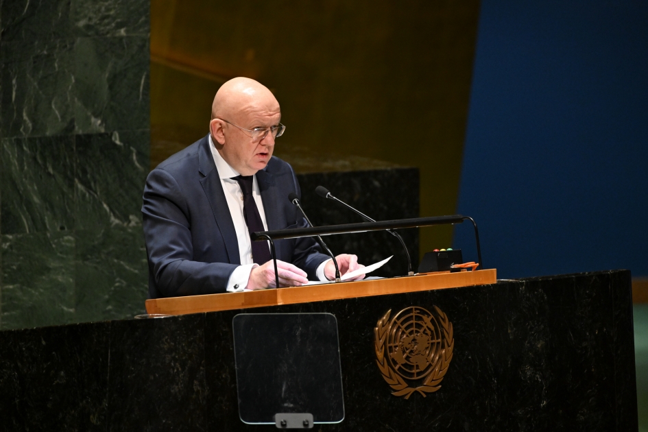 Statement by Permanent Representative Vassily Nebenzia at UNGA meeting regarding the use of veto in the Security Council on the DPRK