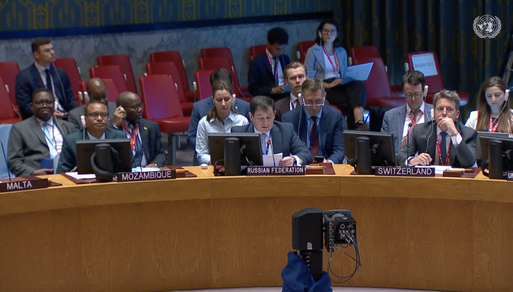 Point of order by Chargé d'Affaires of the Russian Federation Dmitry Polyanskiy at UNSC briefing on Ukraine