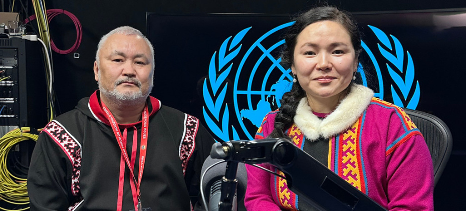Интервью делегатов сессии Постоянного форума ООН по вопросам коренных народов Эдуарда Яуганда и Екатерины Евай Службе новостей ООН
