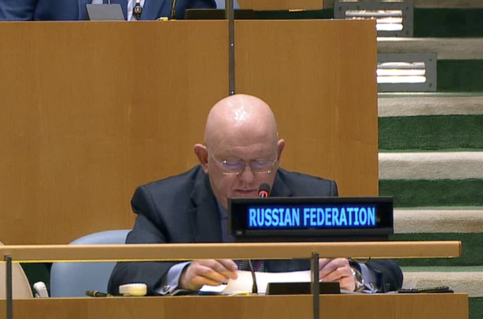 Explanation of vote by Permanent Representative Vassily Nebenzia before the voting of the 11th Emergency Special Session of the General Assembly 