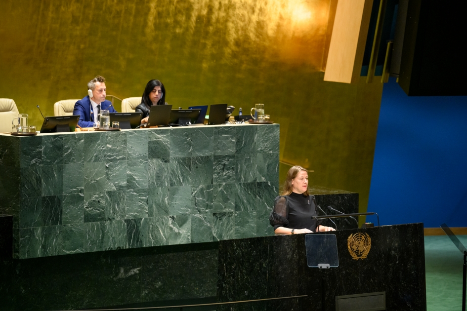 Выступление заместителя Постоянного Представителя М.В.Заболоцкой на заседании ГА ООН по теме «Доклад Международного остаточного механизма для уголовных трибуналов»