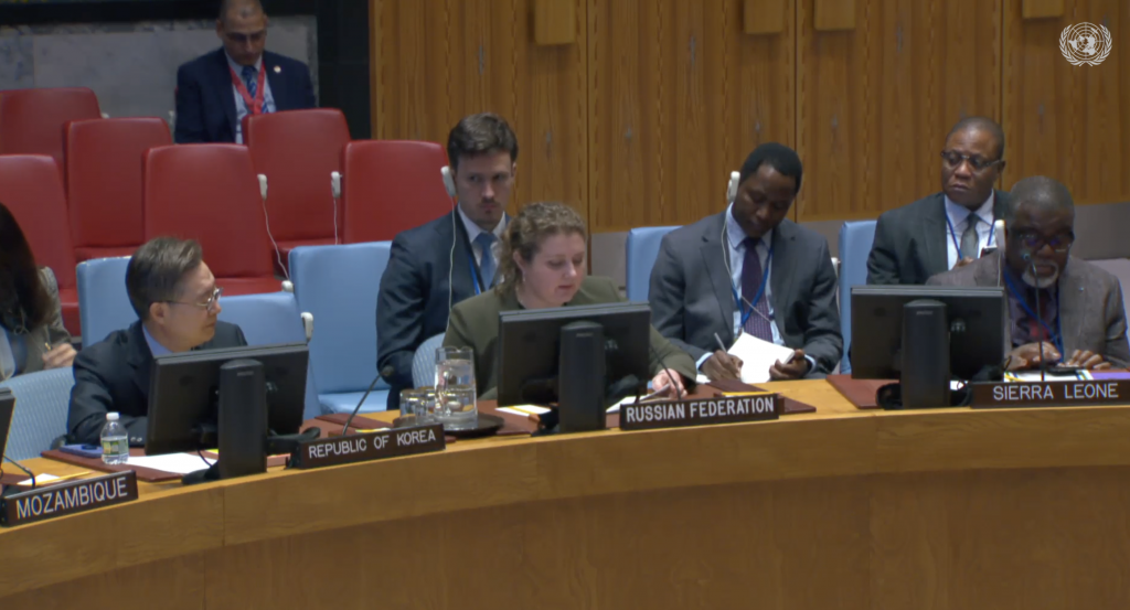 Выступление заместителя Постоянного представителя А.М.Евстигнеевой на заседании СБ ООН по Сомали