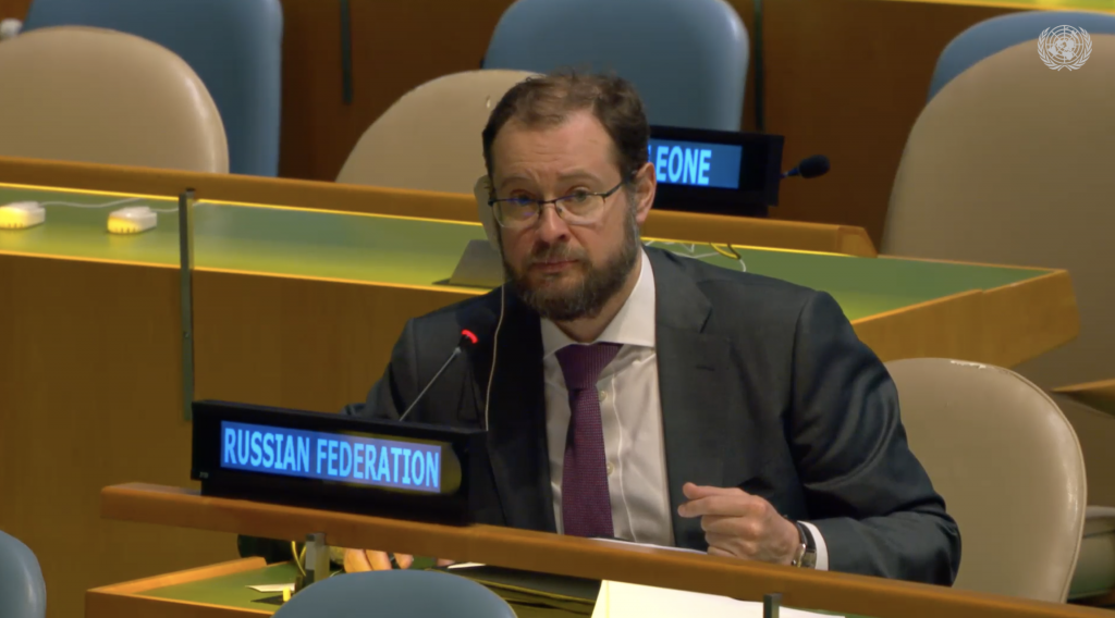 Statement by the Deputy Permanent Representative Mr.Dmitry Chumakov at the High-Level Meeting of the UN General Assembly on Sustainable Transport